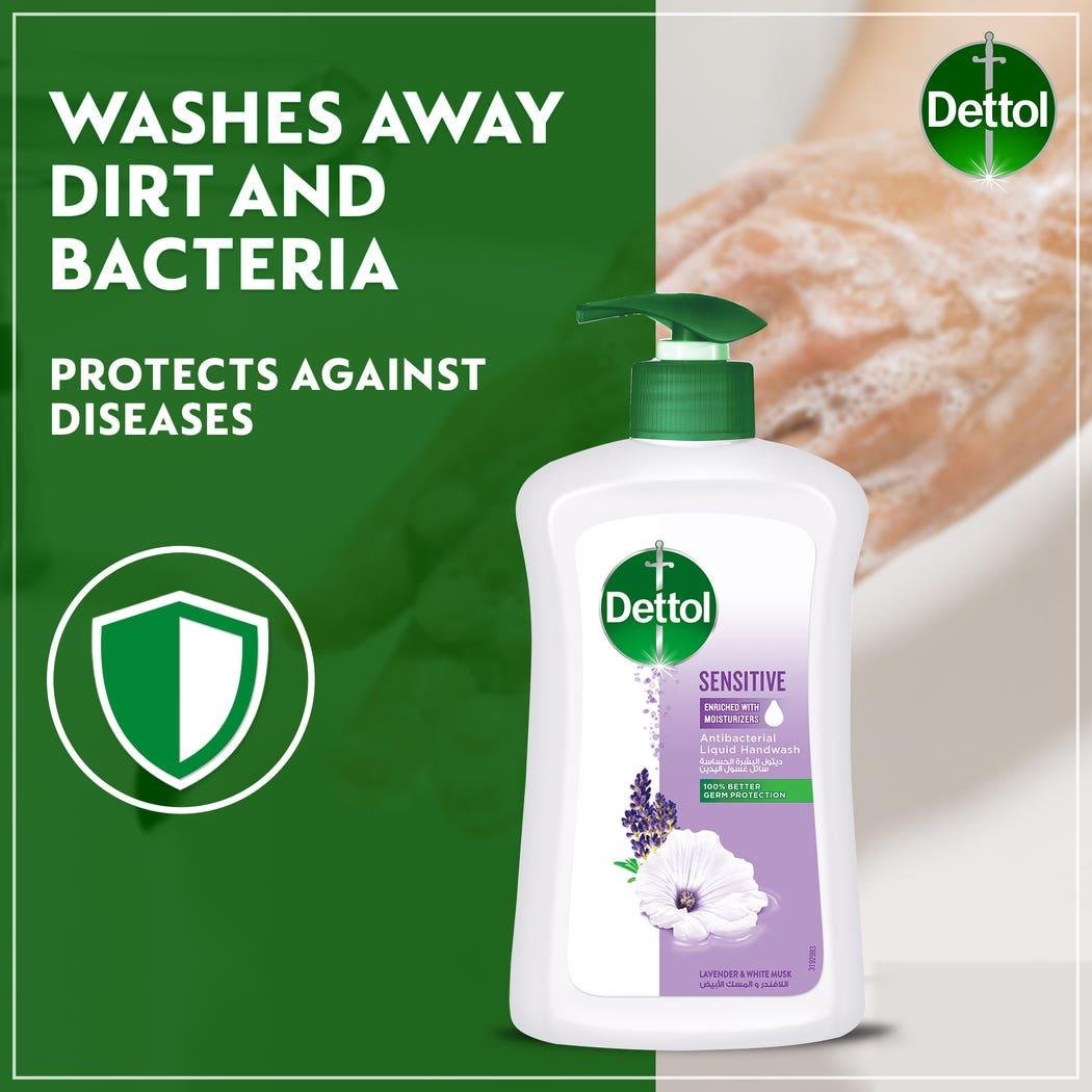 Dettol Hand Wash Sensitive 200 Ml - 68635