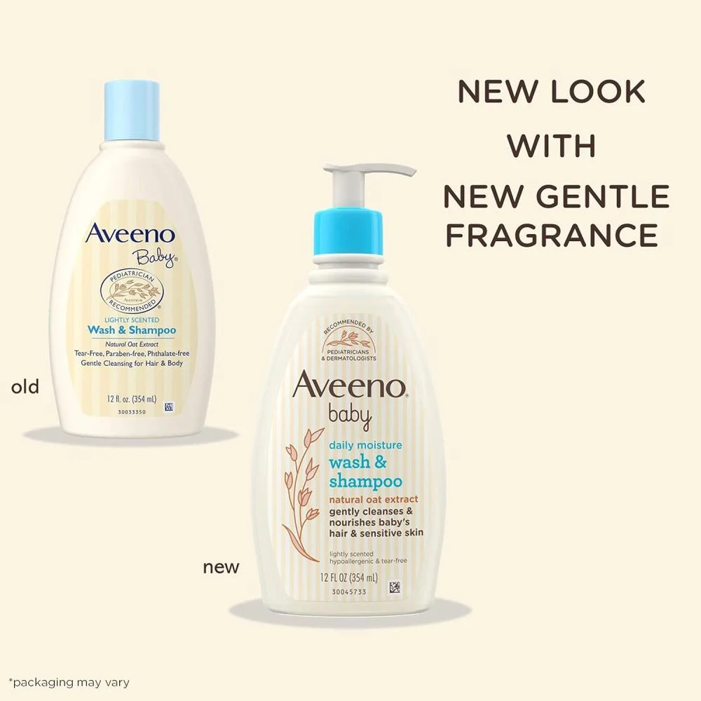 AVEENO BABY DAILY MOISTURE WASH&SHAMPO 354 ML - 68121
