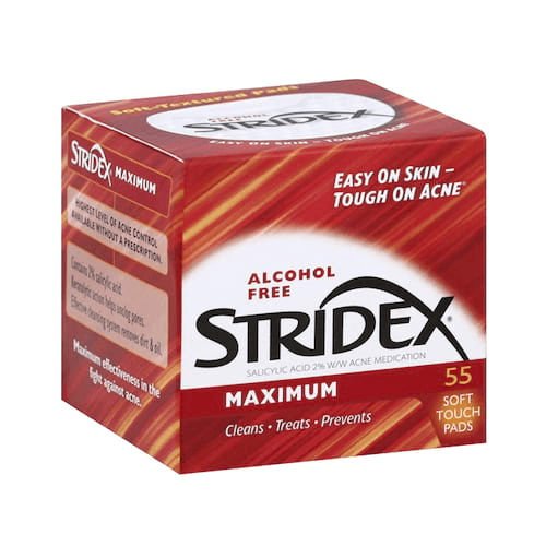 STRIDEX ACNE CONTROL 55 PADS - 67824