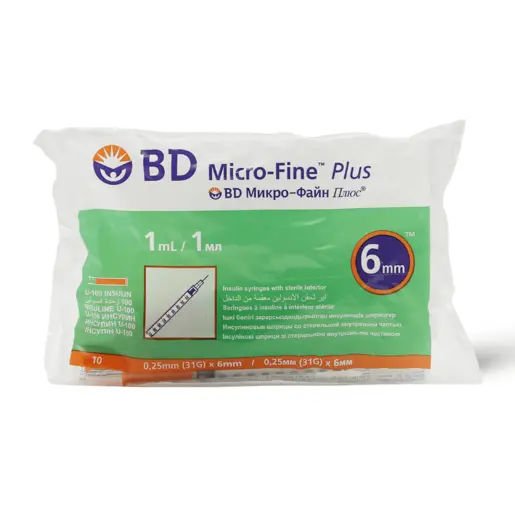 BD MICRO-FINE PLUS INSULIN SYRINGES 1 ML - 70305
