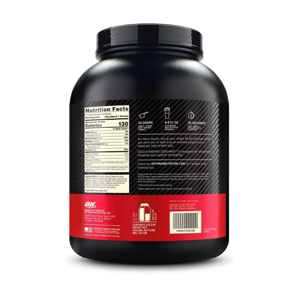 Optimum Nutrition 100% Whey Gold Standard-Mocha Cappuccino 2.27Kg - 68000