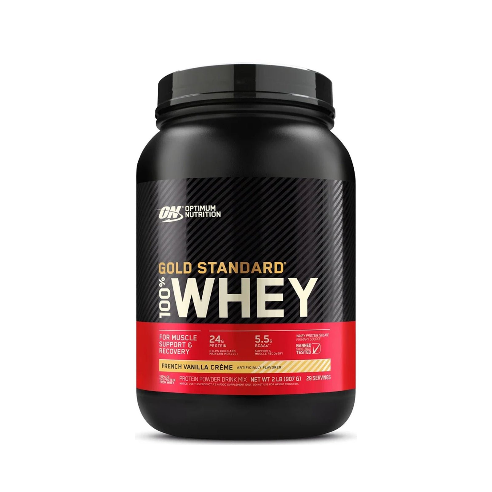 Optimum Nutrition 100% Whey Gold Standard French Vanila Creme -837Gm - 67909