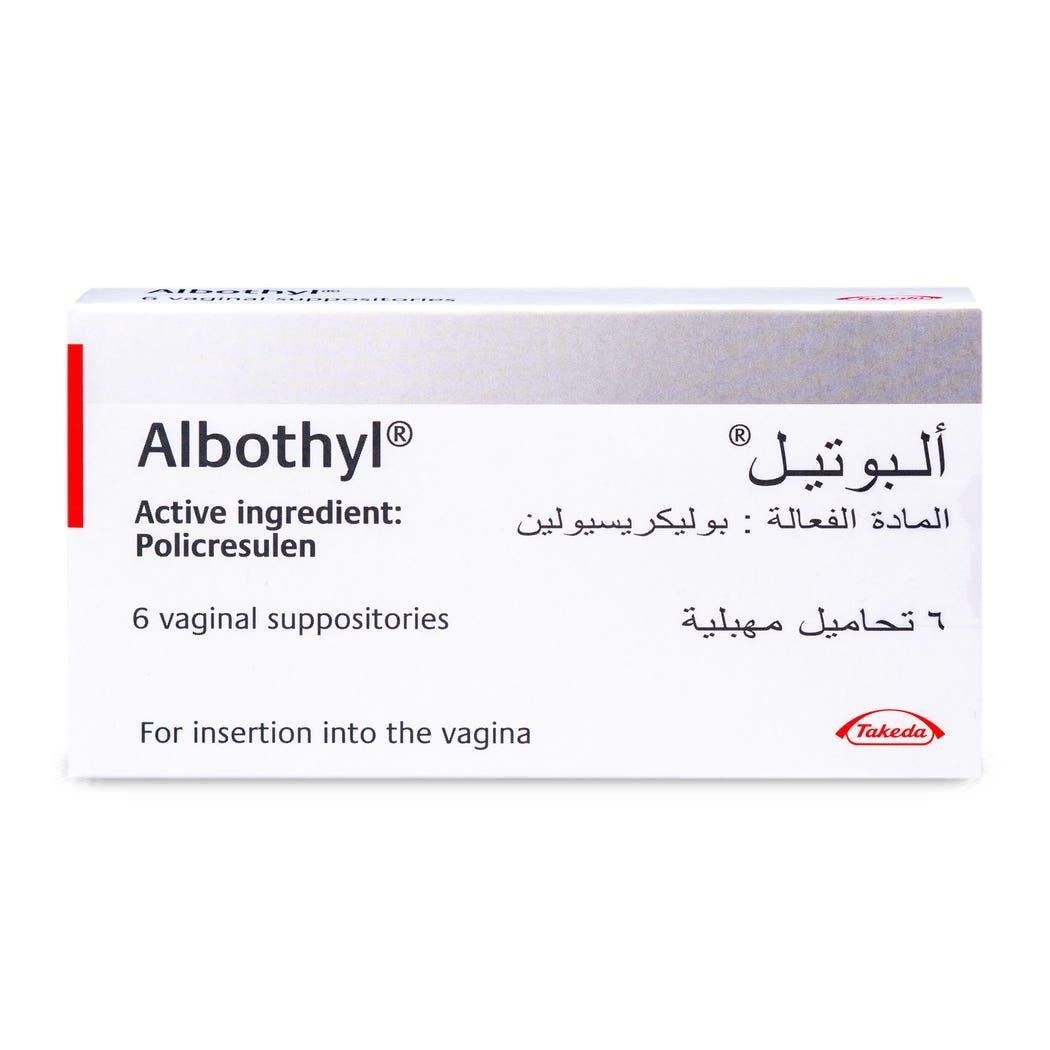 ALBOTHYL 6 VAGINAL SUPPOSITORIES - 71307