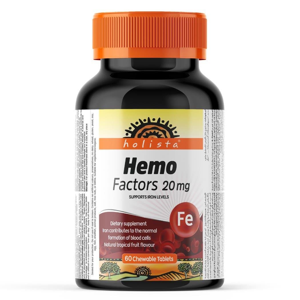 HOLISTA HEMO FACTORS 20 MG CHEWABLE TABLETS 60 - 71483