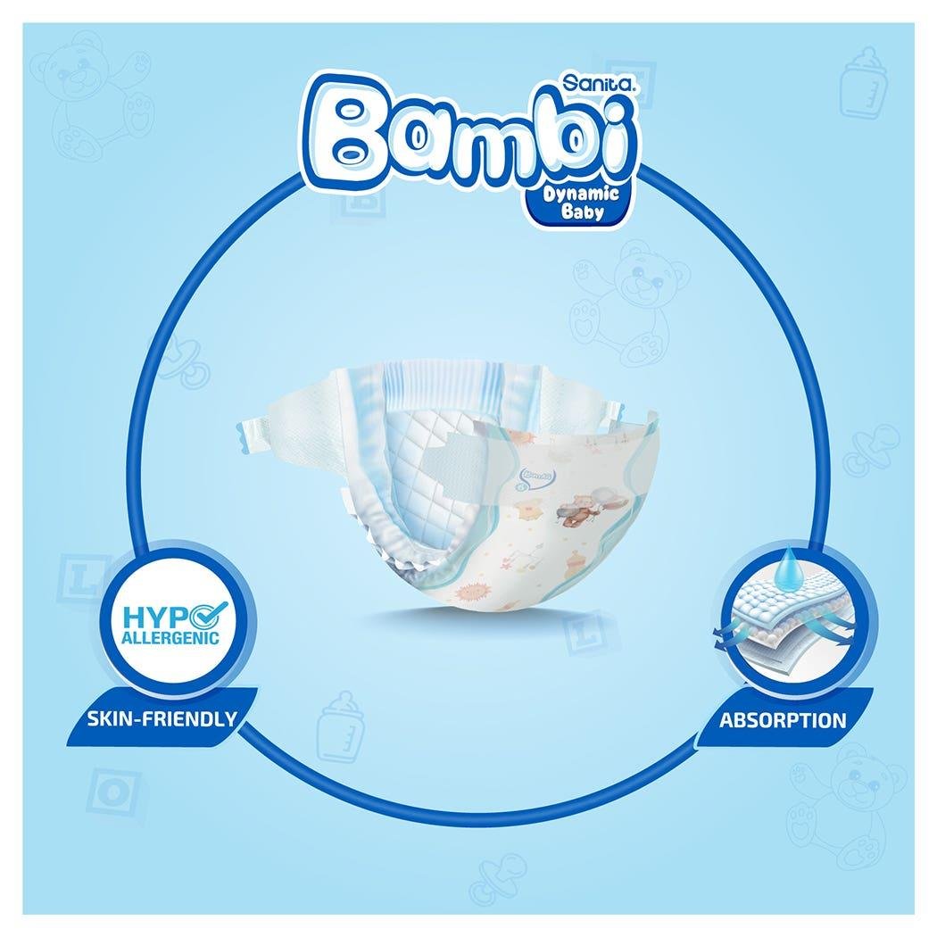 BAMBI MEGA PACK 6 DIAPERS 46 - 72815