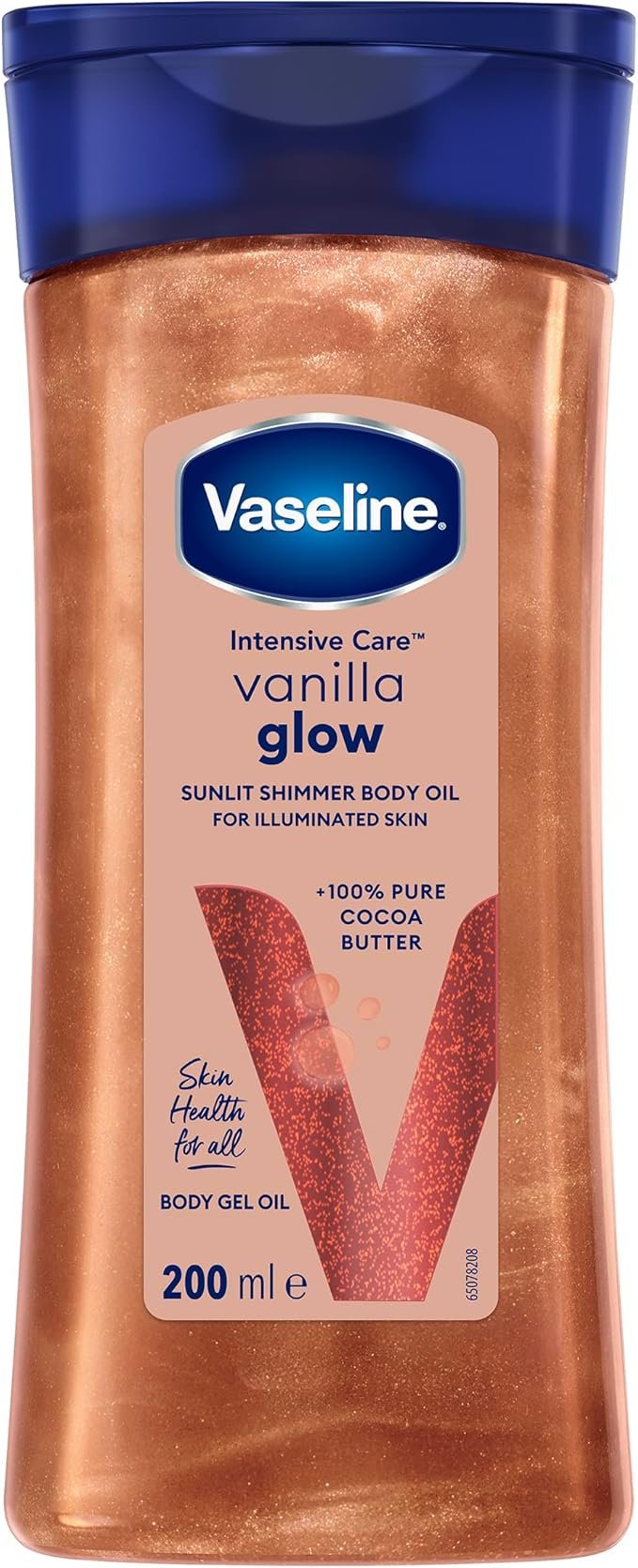 Vaseline Vanilla Glow Sunlit Shimmer Body Gel Oil – 200 ml - 75637