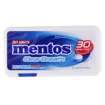 Mentos Clear Breath 30 Minutes Peppermint 30 pcs - 75577