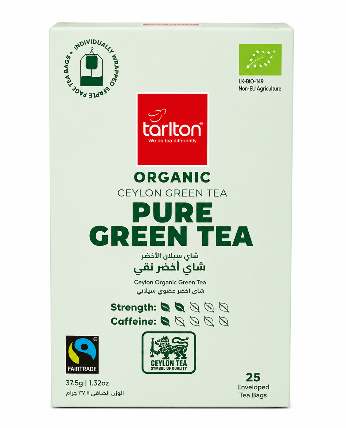 TARLTON PURE GREEN TEA 25 BAG - 76089