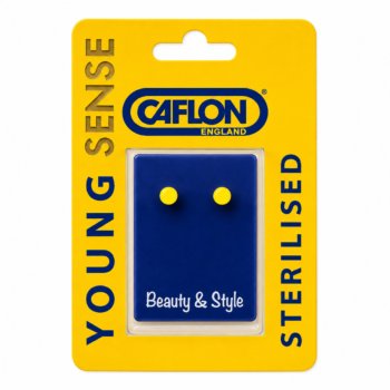 CAFLON STERILISED YOUNG SENSE EARINGS YELLOW - 76071