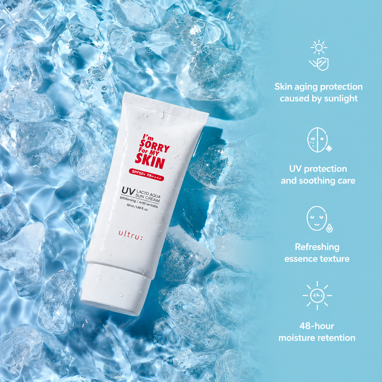 I’m Sorry for My Skin – UV Lacto Aqua Sun Cream 50ml - 76129