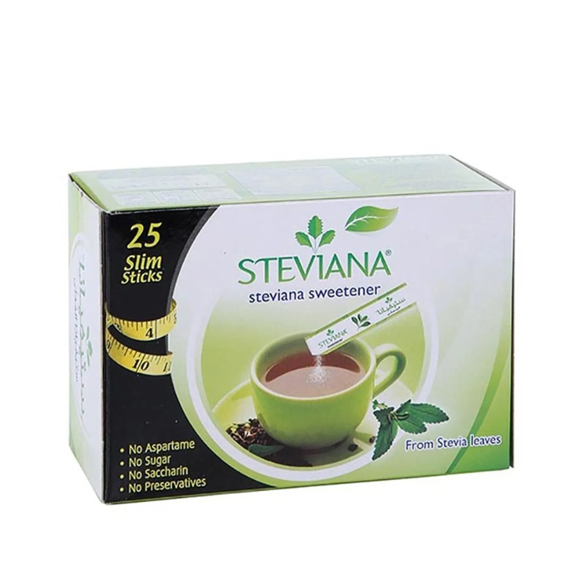 Steviana-Sweetner Sticks 25 Sticks 9.95 Discount 1 + 1 Free - 75612