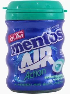 Mentos Air Action Chewing Gum Menthol 28 Pieces - 75539