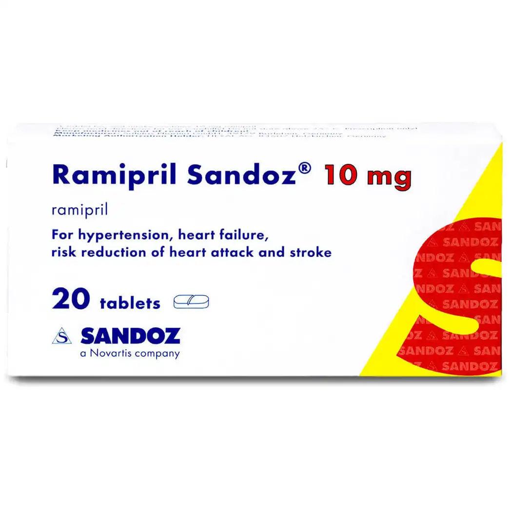Ramipril 10 mg 20 tab - 75407